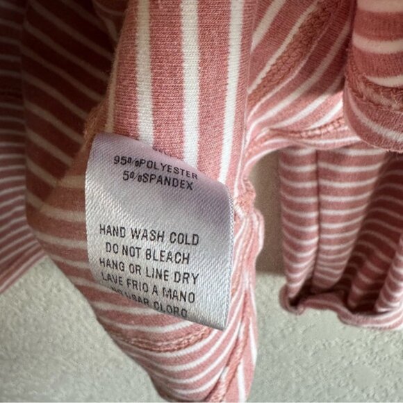 Easel Pink Striped Long Sleeve Top - Picture 6 of 7